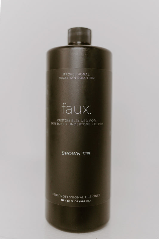 faux. Brown 12%